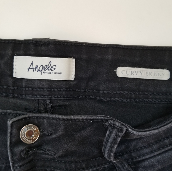 Angels black curvy skinny jeans - Picture 8 of 9